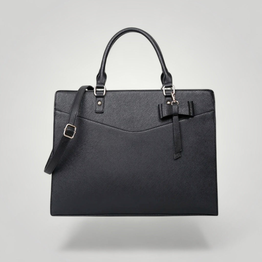 Velina <br> Sac à Ordinateur Portable Noir pour Femme