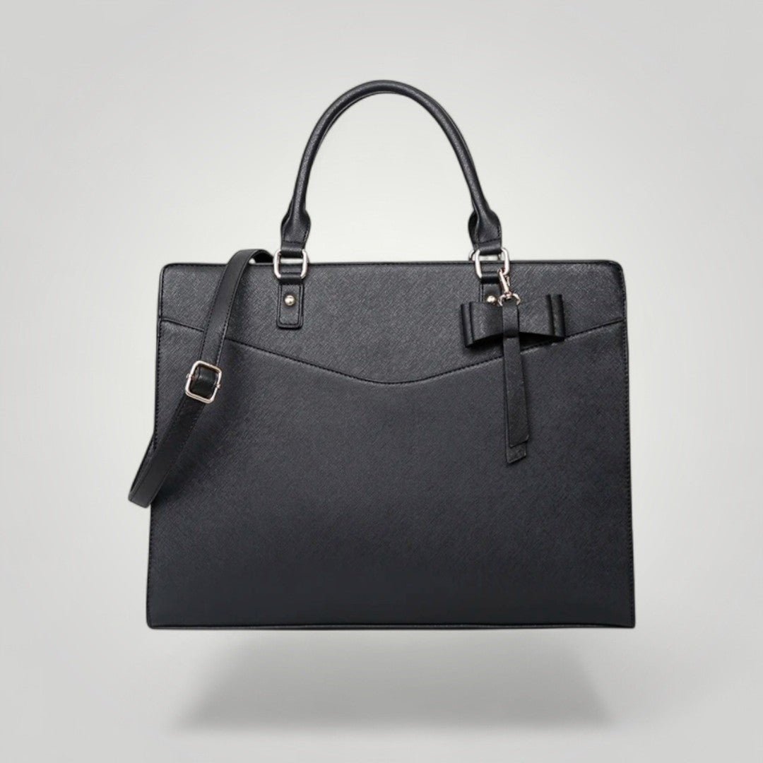 Velina <br> Sac à Ordinateur Portable Noir pour Femme