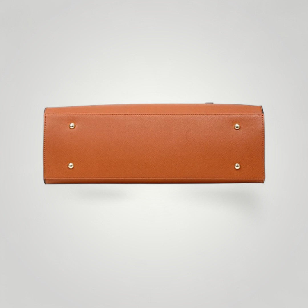 Velina <br> Sac à Ordinateur Portable Femme Marron
