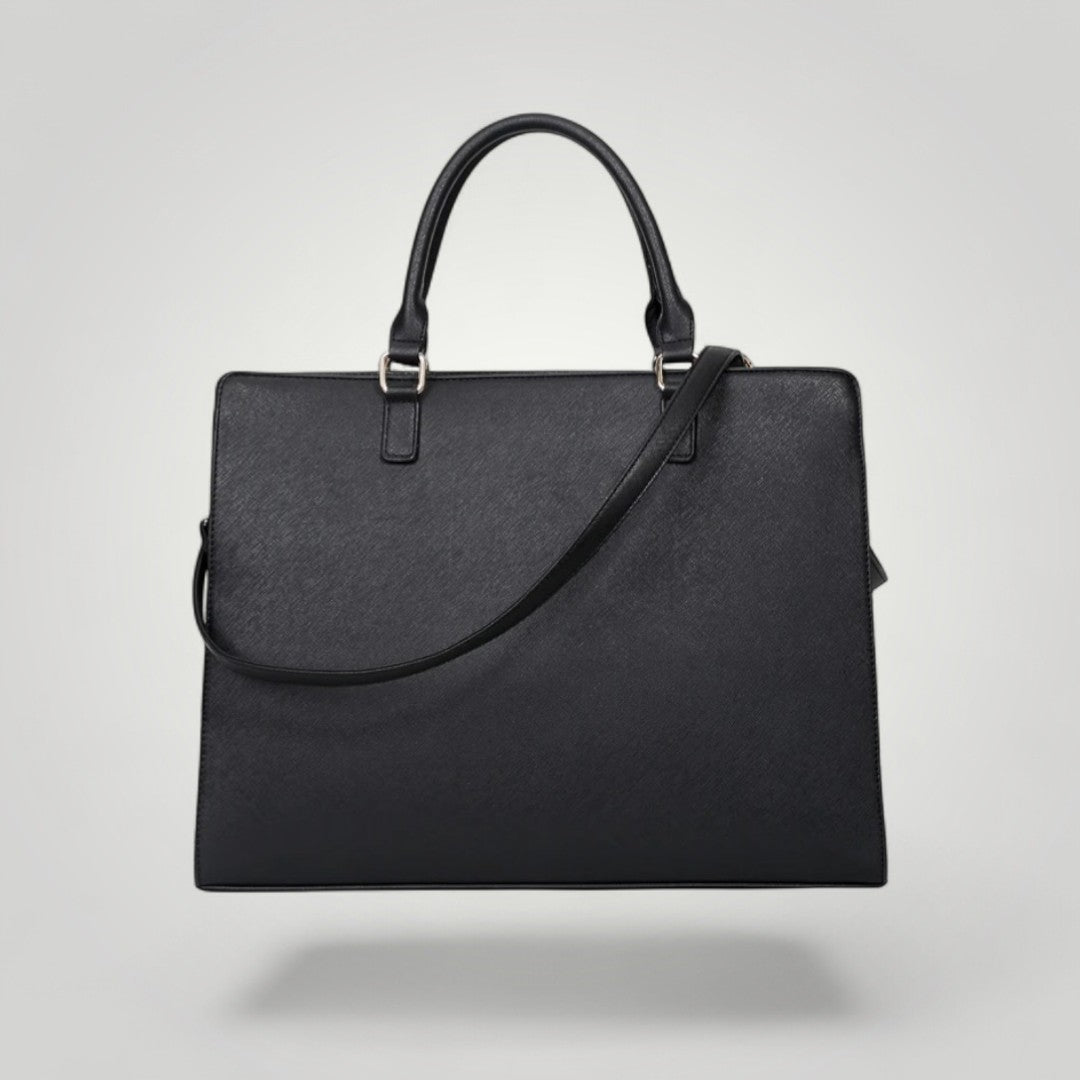 Velina <br> Sac à Ordinateur Portable Noir pour Femme