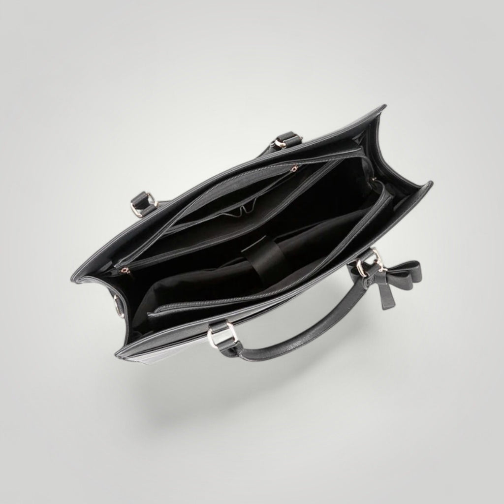 Velina <br> Sac à Ordinateur Portable Noir pour Femme